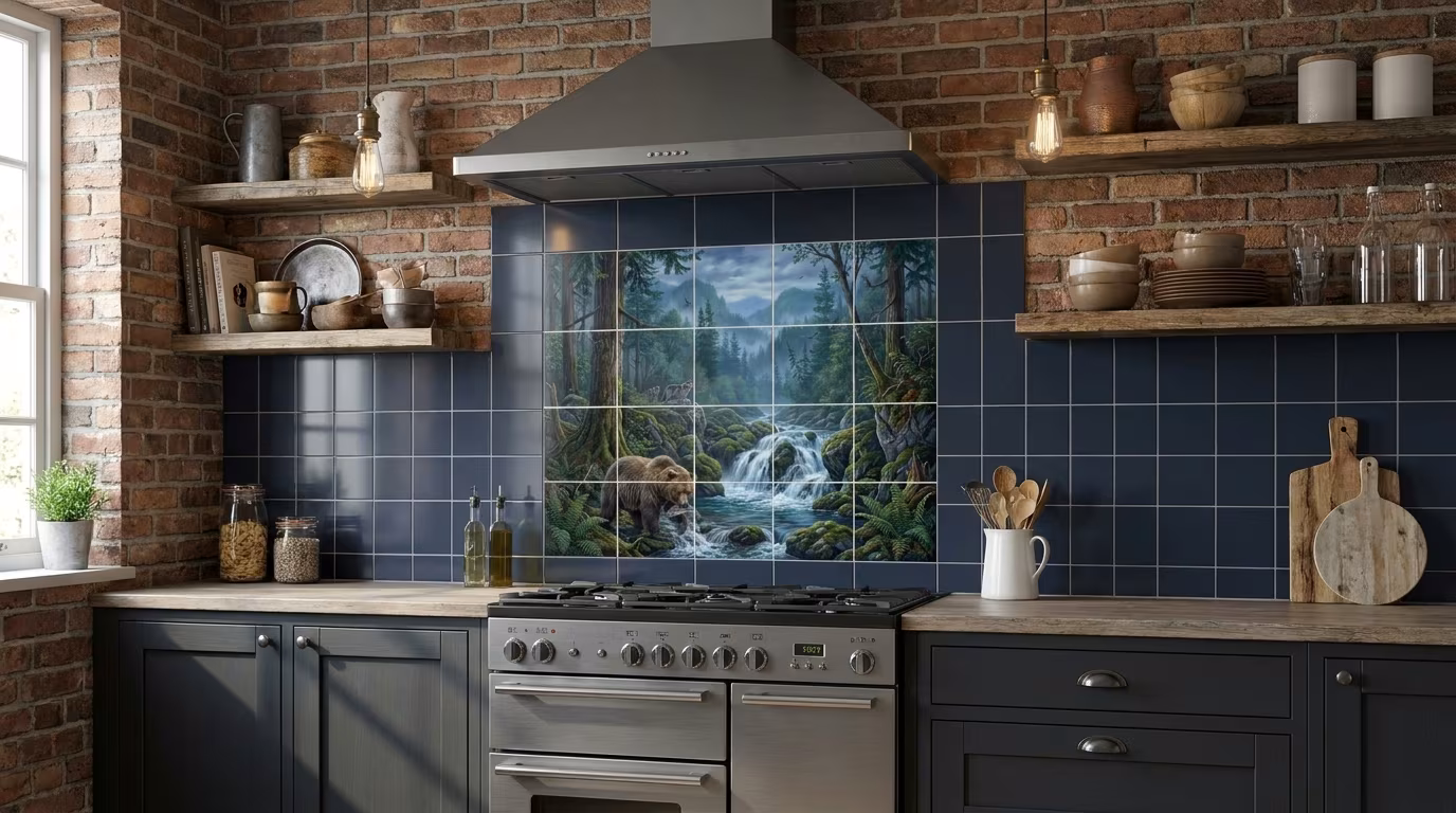 Purgatory Falls - Porcelain Tile Mural - Image 2