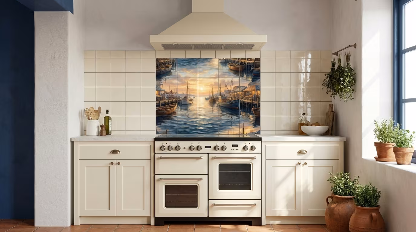 Return to Fishermans Warf - Tile Mural - Image 2