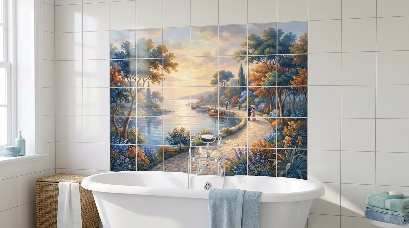 Riverwalk - Tile Mural - Image 2