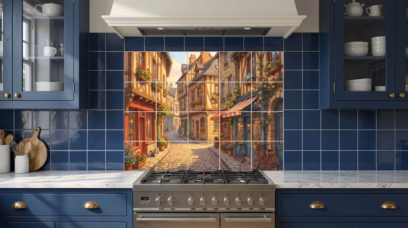 Rue Du Soliel - Tile Mural - Image 2