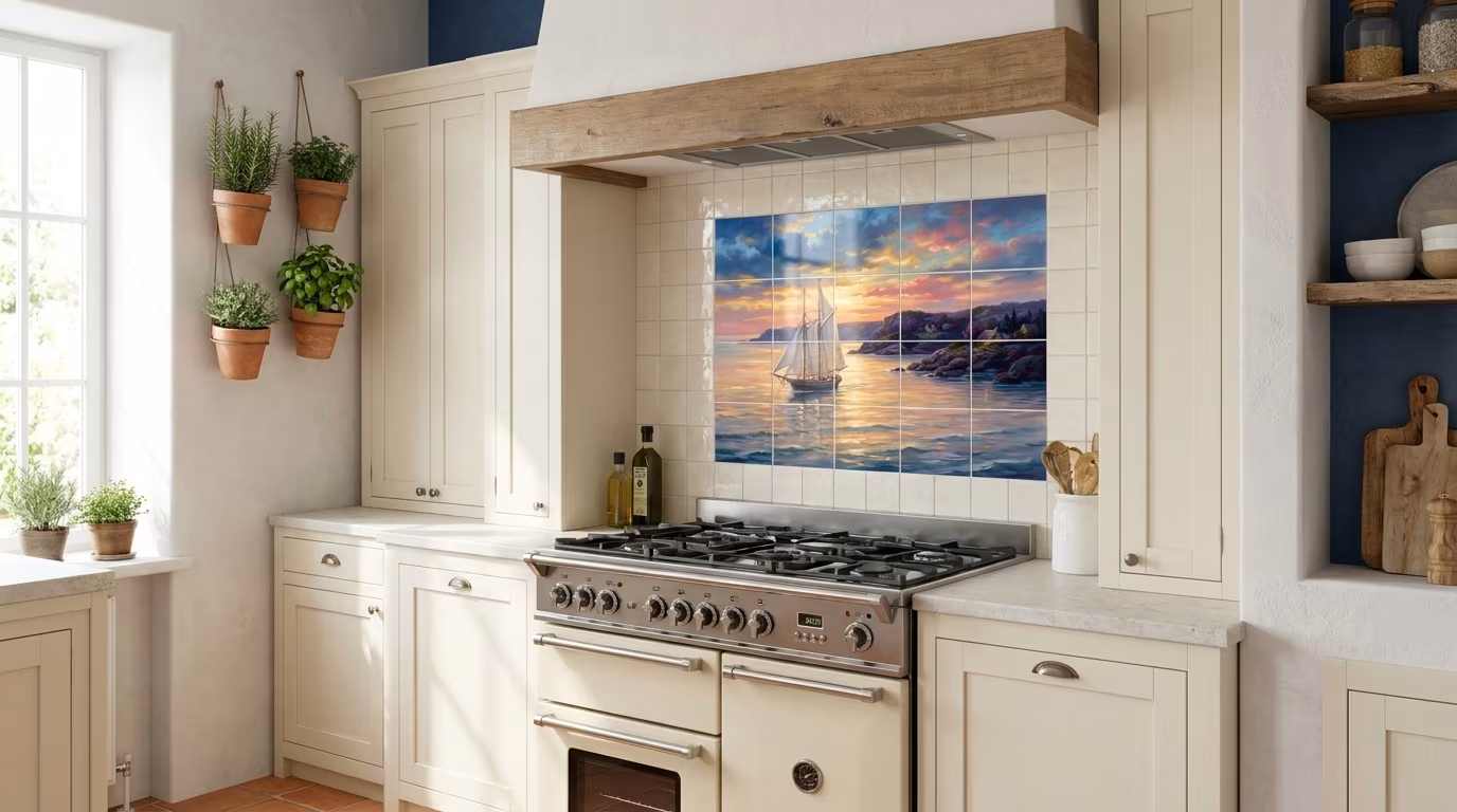 Schooner Atlantic - Tile Mural - Image 2