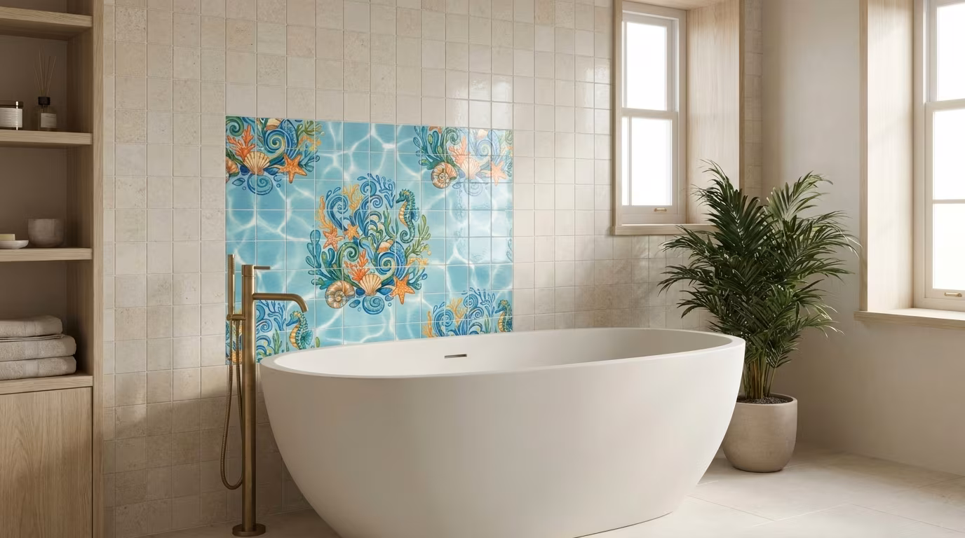 Sea Treausures III - Accent Tile - Image 2