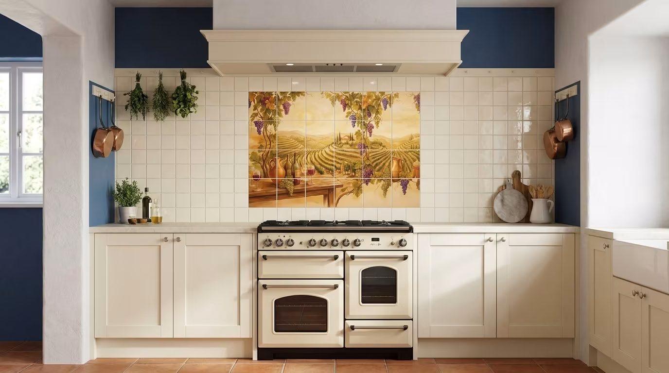 Sharing the Warmth - Tile Mural - Image 2