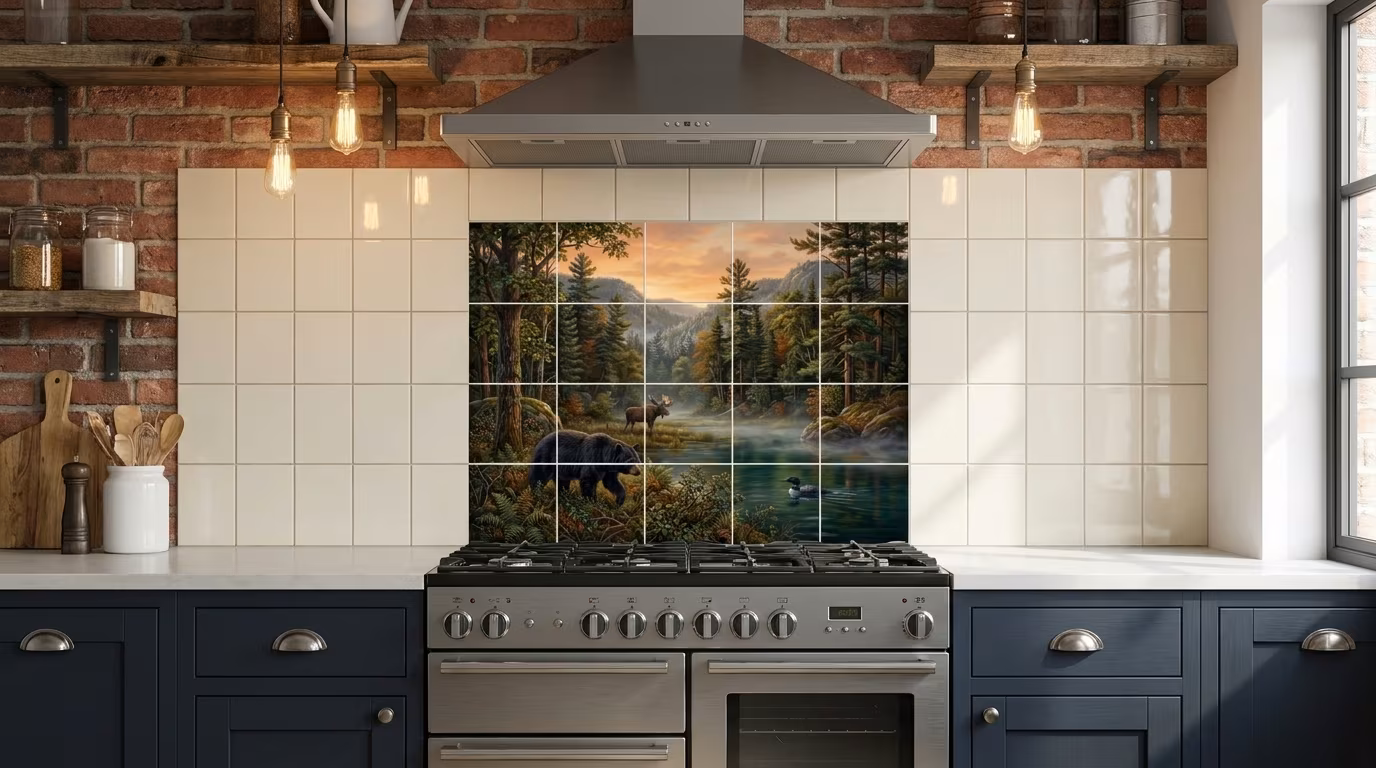 Adirondack I - Tile Mural - Image 2