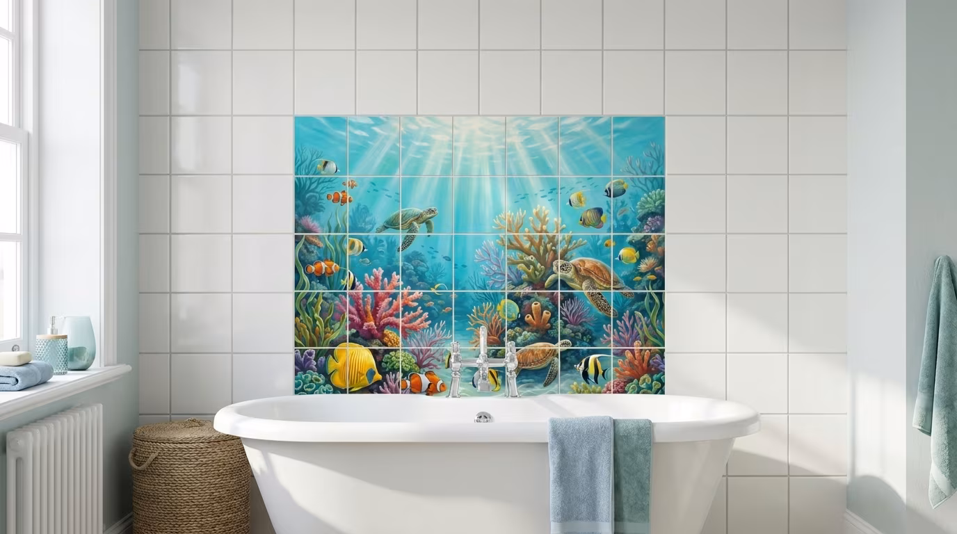 Something To Smile About - Tile Mural - Image 2