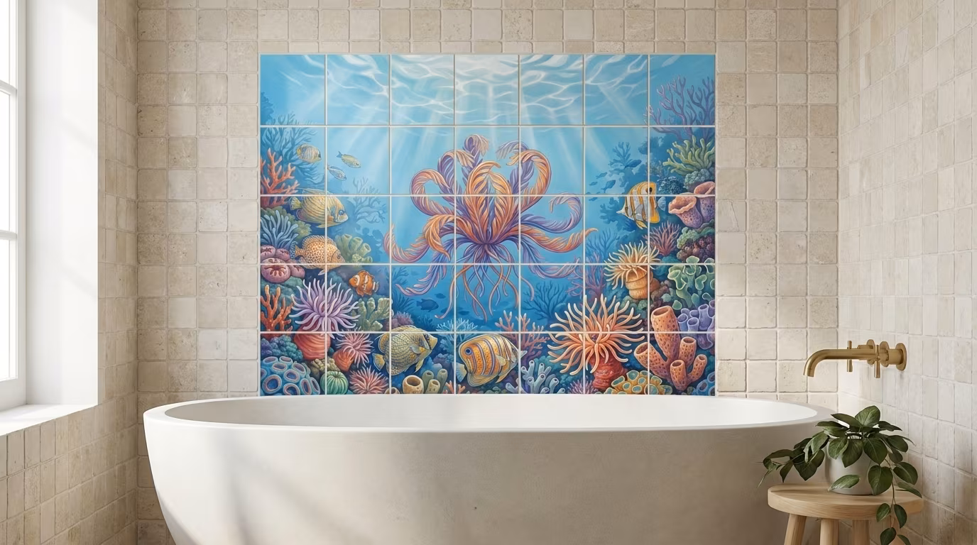 Splendor Lily - Tile Mural - Image 2