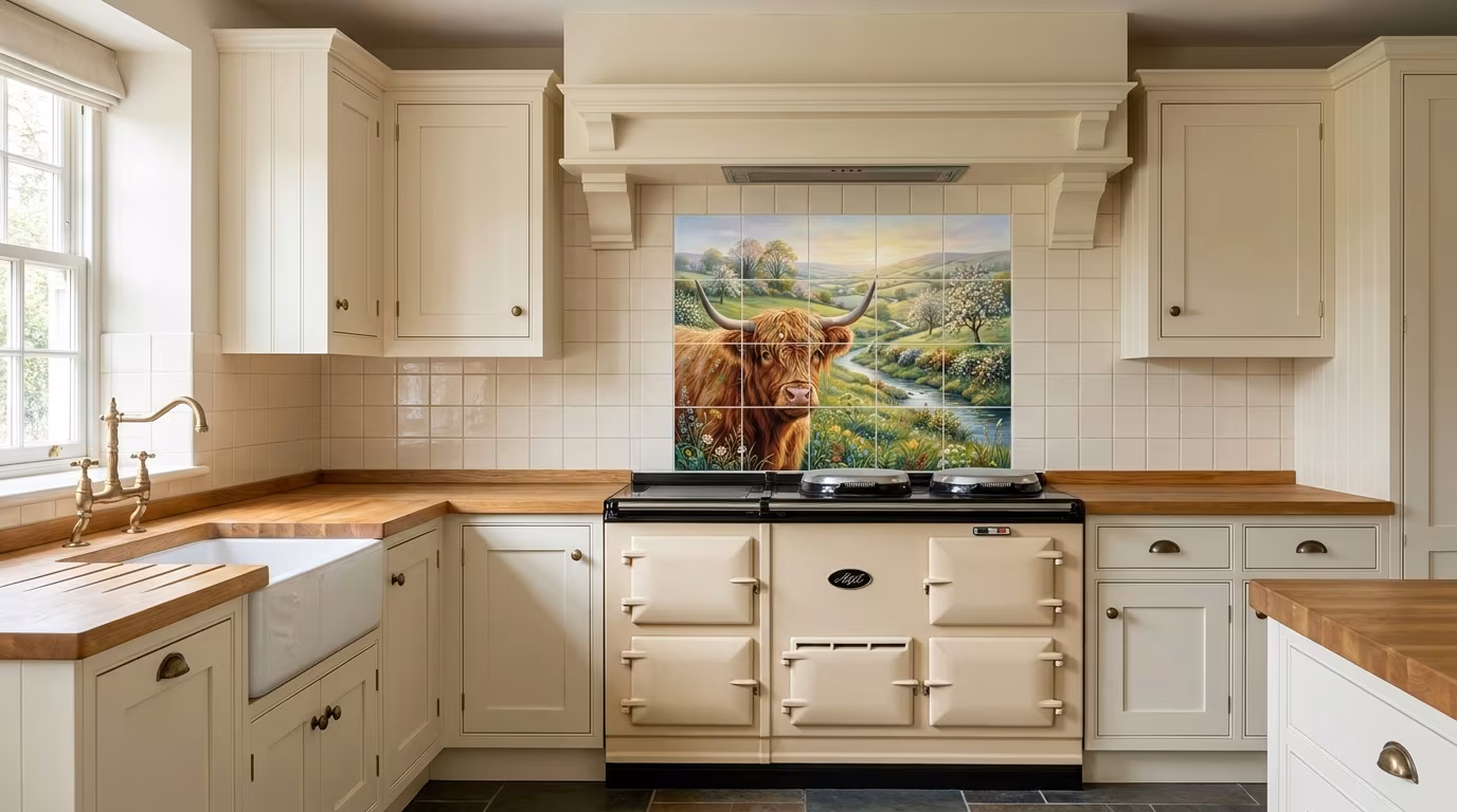 Spring Morning II - Porcelain Tile Mural - Image 2