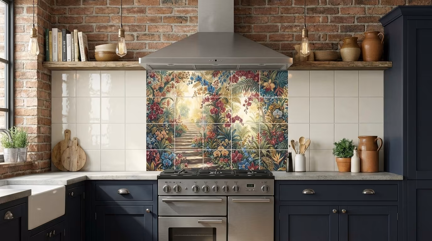 Stairway To Paradise - Porcelain Tile Mural - Image 2