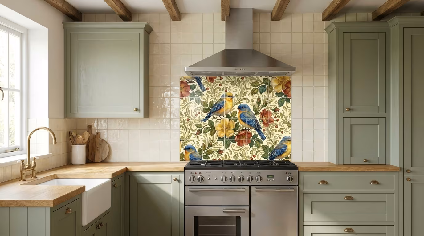 Summer Friends - Tile Mural - Image 2