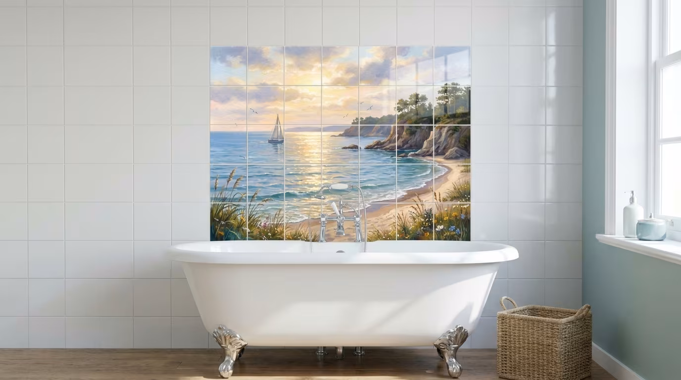 Summers Day - Tile Mural - Image 2