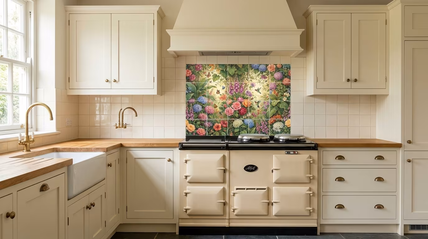 Summers Humming - Tile Mural - Image 2