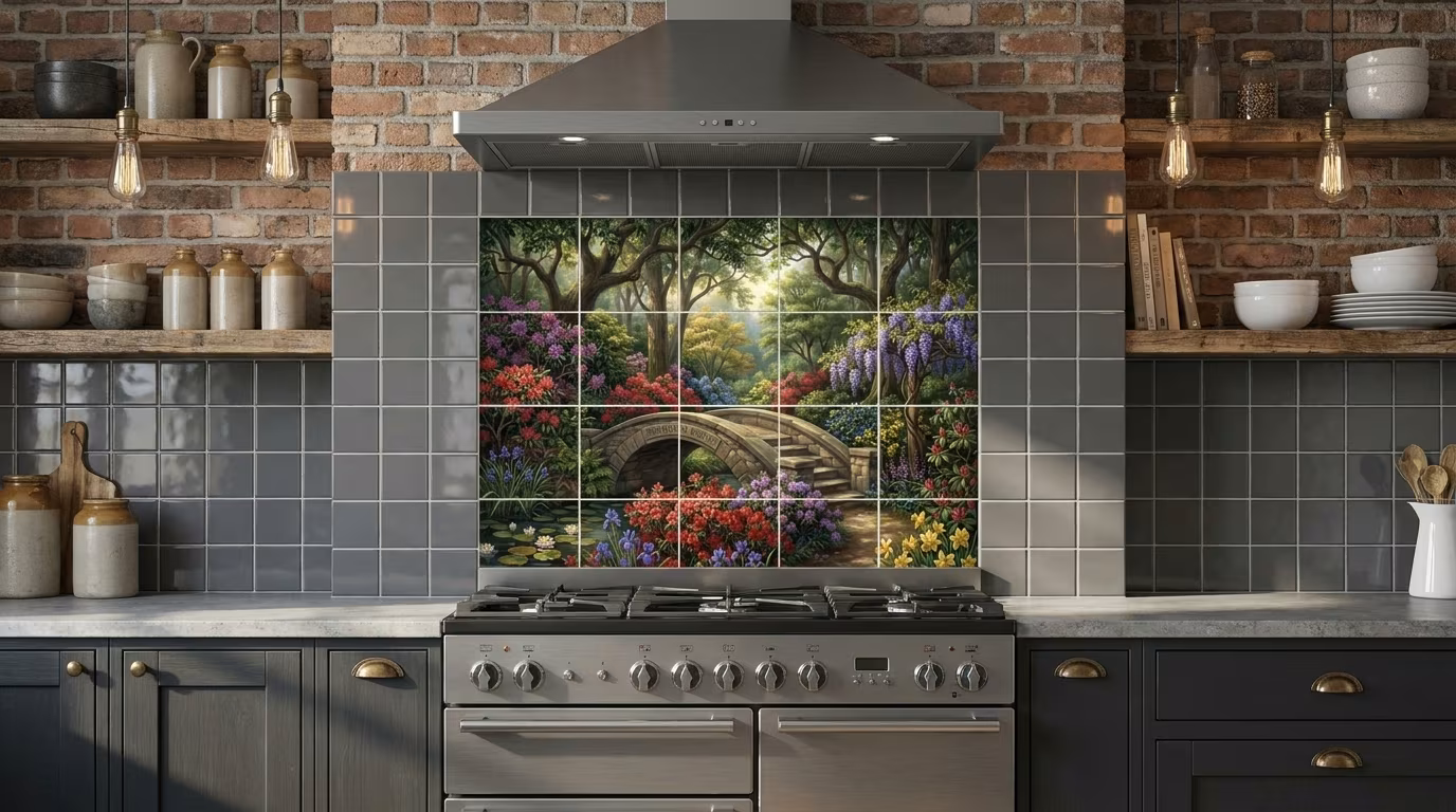 Van Doussi Bridge - Porcelain Tile Mural - Image 2